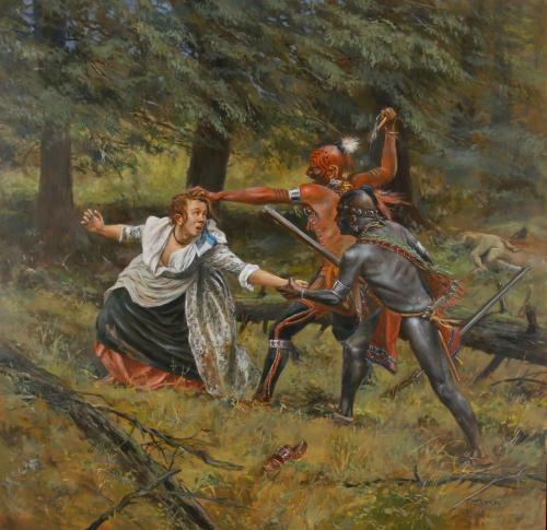 The Killing of Jane McCrea by Don Troiani.