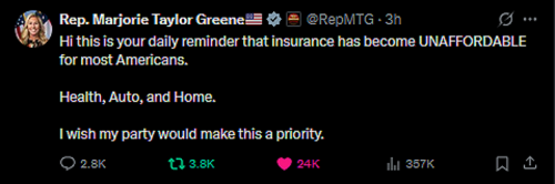 10-6-25 Unaffordable Insurance for Americans