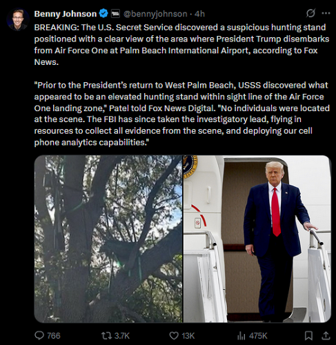 10-19-25 Threat to Donald J. Trump