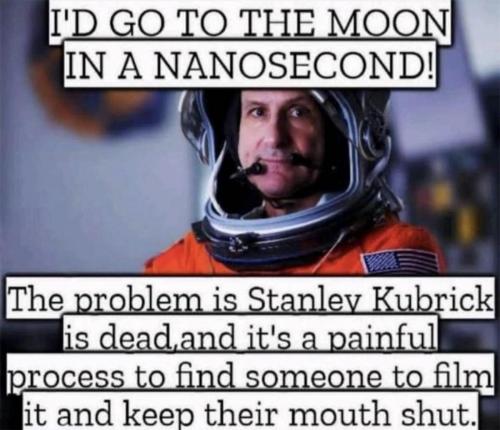 READ GENESIS. NO ONE IS GOING TO THE MOON, WAKE UP.