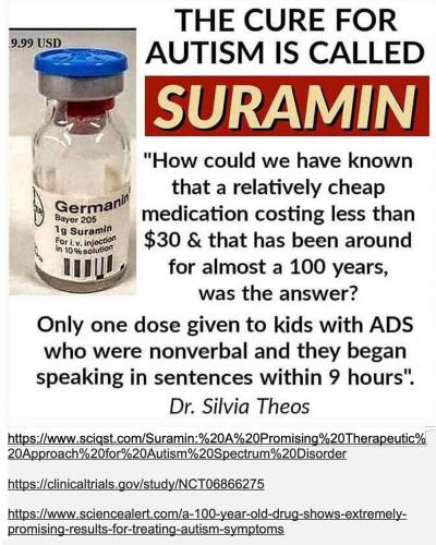autism & Suramin 2025