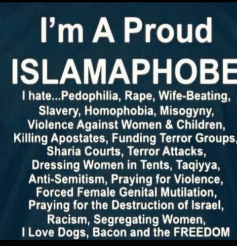 Islam 150 - Islamophobe, not me the savage demented cult must die by their people refuting mohamet that was nothing but a butthead and shithead, incapable to keep his dick to think for his pin brain.
