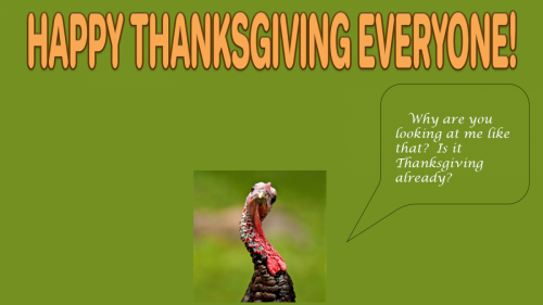 Happy Thanksgiving