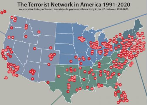 US Terrorists Nework Map