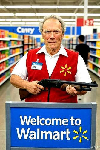 Clint Eastwood ~Welcome to Walmart~