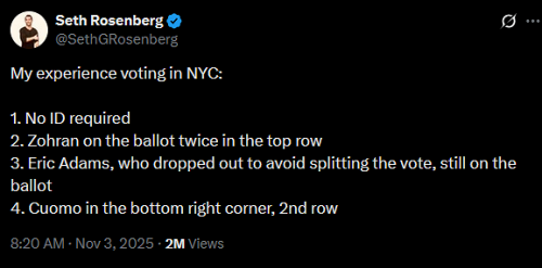 11-3-25 Voting in New York City