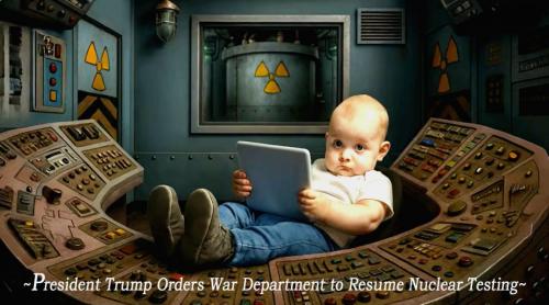 President Trump Orders War Department to Resume Nuclear Testing