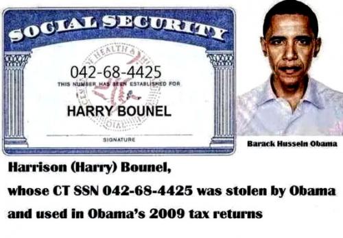 Obama ~Social Security Number Used~