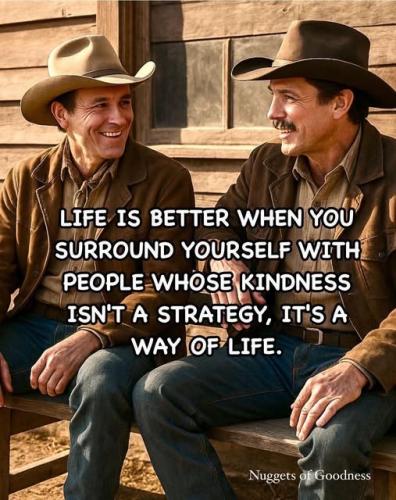 Kindness a way of life