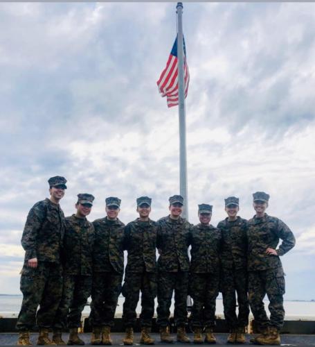 Flag - With female military