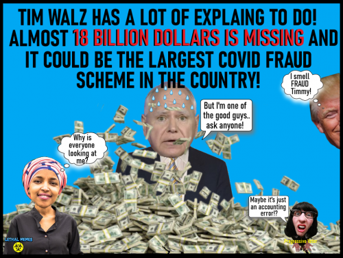 TIM WALZ MONEY MEME 2