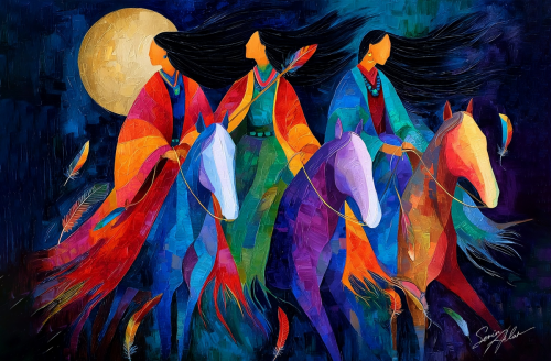 Riders Beneath The Moon