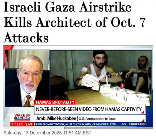Israeli Gaza Airstrike Kills Architect of Oct. 7 Attacks