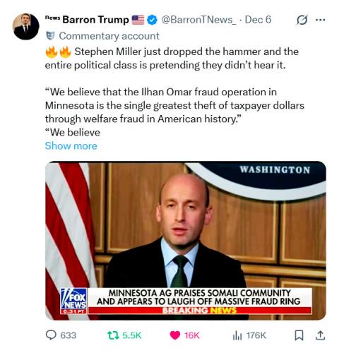 IIlhan Omar fraud operation in Minnesota