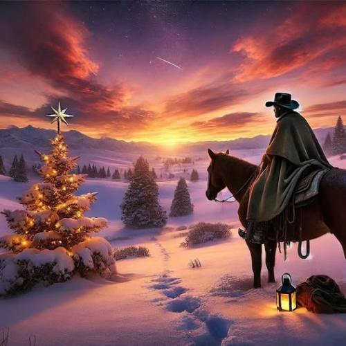 Cobboy on a winter night 1