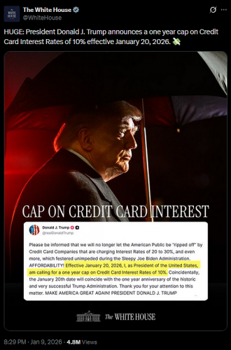 1-11-26 Cap on Credit Card Interest Rates