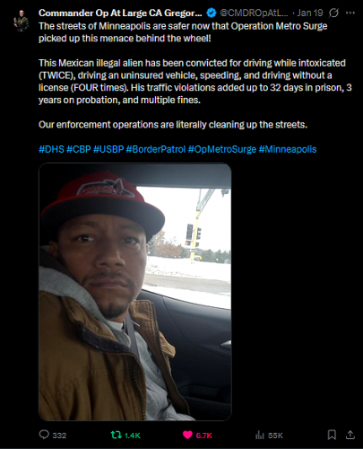 1-20-26 #MexicanIllegalAlien