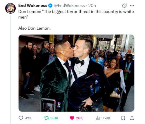 Don Lemon Post ~Biggest Threat is White Men~
