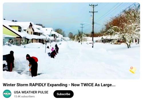 Winter Ice Storm Rapidly Expanding