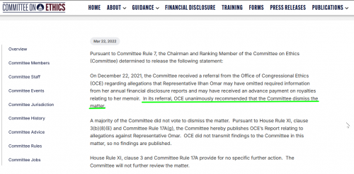 1-18-26 Ilhan Omar Investigation