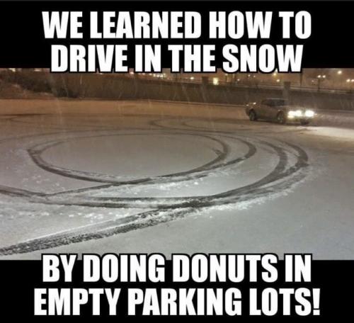 I learned how to drive