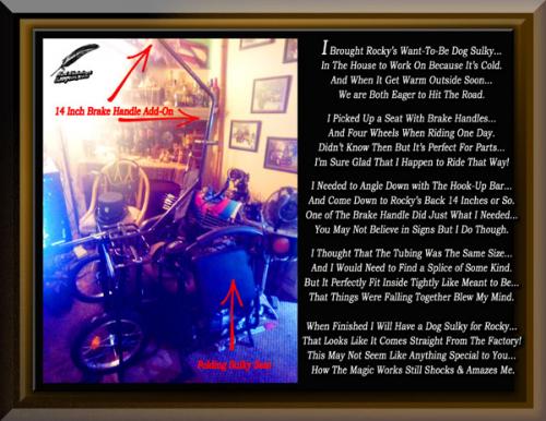 Rocky's Want-To-Be Dog Sulky