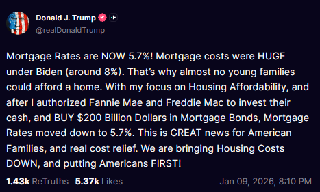 1-9-26 Mortgage Rates