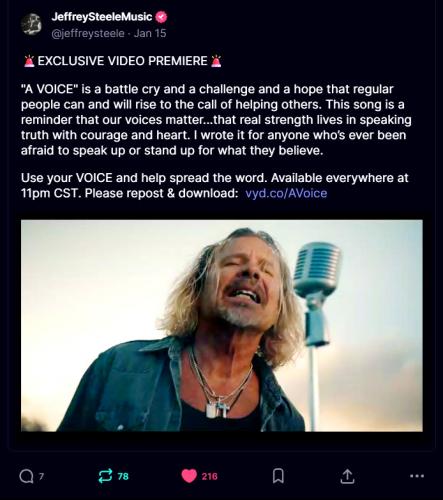 ~A VOICE~ is a battle cry and a challenge