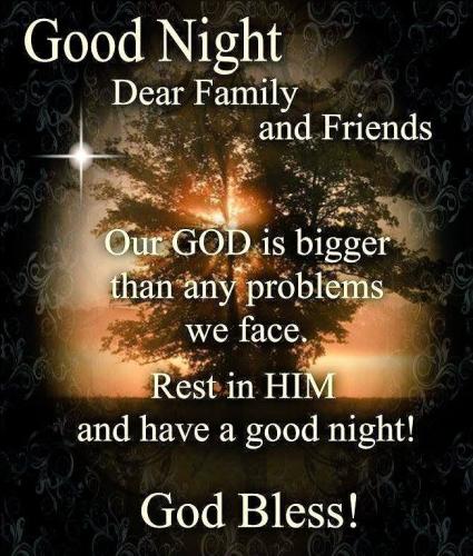 Good Night 10 - God is bigger than any problems