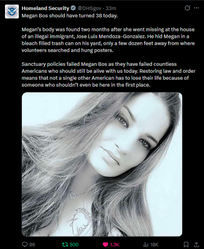 1-21-26 R.I.P. 🕊️ Megan Bos