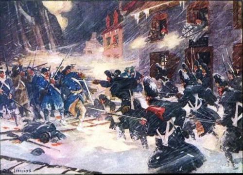 Battle of Quebec, 1775.