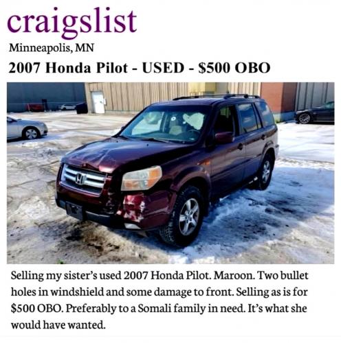 Craigslist ~2007 Honda Pilot For Sale~