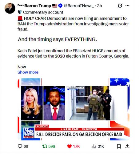Democrats are now filing an amendment to BAN the Trump administration from investigating mass voter fraud