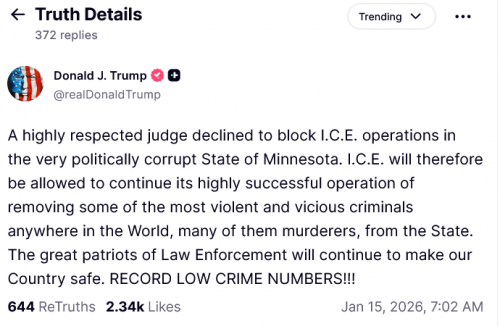 Screenshot 2026-01-15 at 07-21-50 (100) Truth Details Truth Social