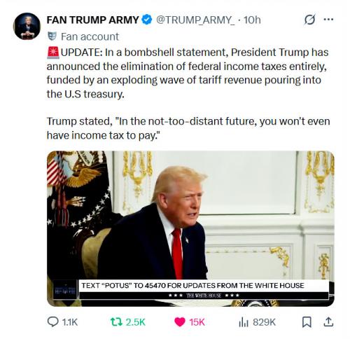 Trump ~Cutting Income Tax~