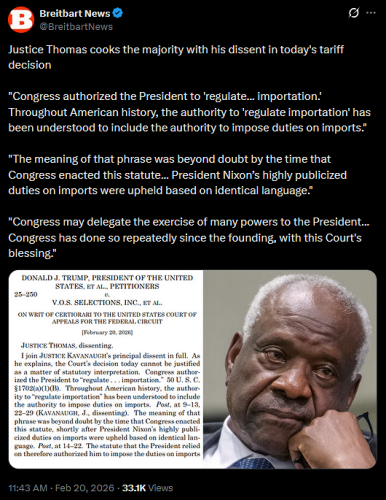 2-20-26 Justice Thomas Dissent