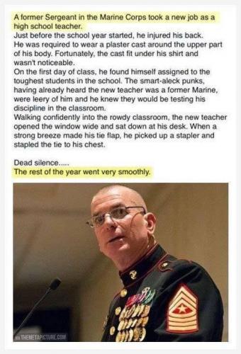 Marines - Teacher story