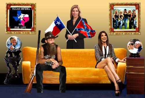 Crystal Ball Couch ~Trump Fingered It~