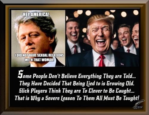 Slick Willy Smuggly Lying Again