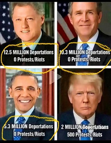 Deportations by 4 different POTUSs
