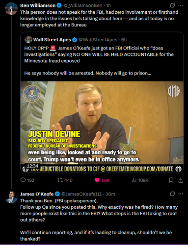 2-3-26 Update to James Okeefe on Video