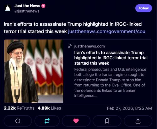 Iran's efforts to assassinate Trump highlighted in IRGC-linked terror trial started this week