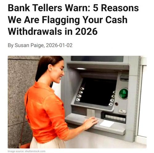 Banks FLAGGING Your Cash Withdrawls