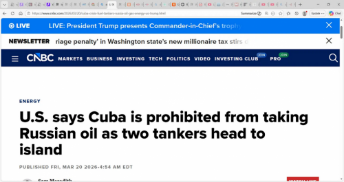 Screenshot 2026-03-20 at 13-16-31 What would Putin do Is this bluffing by Vlad or he wants in What is your opinion for ships flying Russian flag with oil headed to Cuba Trump_US says NO cannot dock showdown Cuban missile again