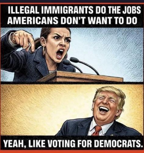 Illegals do the jobs