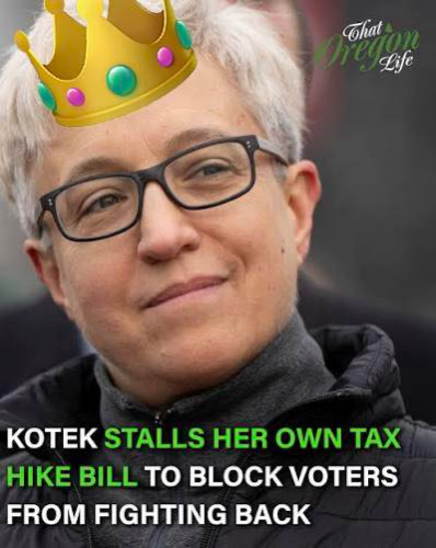 Kotek stalls her own tax bill