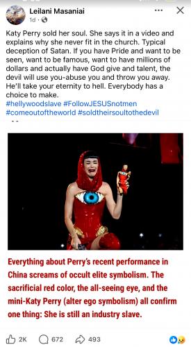 Kate Perry Sould Her Soul