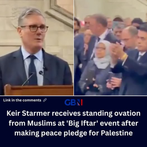 standing ovation for starmer