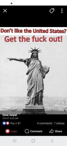 Love it or leave it!