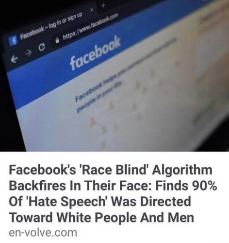 facebook is racist